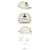 Isabel Marant Tyron Logo Embroidered Cap ECBK Kappe Weiß - Ansicht 2
