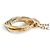 Collana Cartier Trinity Diamanti 5P D'oro - vista 5