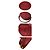 Céline Borsa a tracolla Triope Oval Pulse Velvet Red DXC Rosso - vista 2