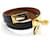 Hermès Bracelet Kelly à double bracelet plaqué or Marron  - vue 4