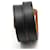 Hermès Bracelet Kelly à double bracelet plaqué or Marron  - vue 5