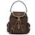 Miu Miu Canvas and Leather Medium Backpack