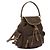Miu Miu Canvas and Leather Medium Backpack - view 4
