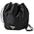 Prada Mini borsa bucket in raso Nero  - vista 1