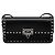 Valentino Borsa a tracolla in pelle Rockstud Nera Marrone