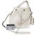 Prada Triangle Logo Bucket Tote Schultertasche Weiß