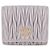 Miu Miu Small Matelassé Napa Leather Wallet Purple - view 3