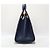 Burberry Borsa Tote Crest Grommet Blu - vista 3