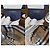 Burberry Borsa Tote Crest Grommet Blu - vista 9