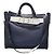 Burberry Große Leder-Gürteltasche Blau