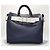 Burberry Große Leder-Gürteltasche Blau - Ansicht 2