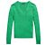 Ralph Lauren V-Neck Strickpullover aus Pima-Baumwolle mit besticktem Pony-Logo Grün