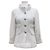 Chanel Chaqueta de Tweed con Botones Logo CC Blanco