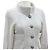 Chanel Chaqueta de Tweed con Botones Logo CC Blanco - vista 4
