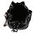 Prada Pochette en nylon recyclé à cordon de serrage Noir - vue 7