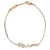 Saint Laurent Bracciale in metallo e strass D'oro
