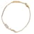 Saint Laurent Bracciale in metallo e strass D'oro - vista 4