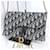 Dior Borsa a tracolla Oblique Saddle Chain Blu - vista 4