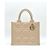 Dior Borsa Book Tote Small Cannage Powder Beige Marrone - vista 4