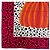 Sciarpa in seta multicolore Louis Vuitton x Yayoi Kusama - vista 6