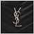 Saint Laurent Borsa a tracolla portafoglio con catena Cassandra Envelope Nero - vista 9