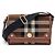 Burberry Borsa Note in pelle a quadri esagerati Multicolore