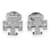 Tory Burch Orecchini a lobo Kira da donna (Silver) Argento