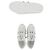 Valentino Sneakers Untitled Gold Stud da uomo (White) Bianco - vista 6