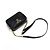 Prada Mini bolso bandolera Diagram de piel negra con logotipo Negro - vista 11