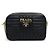 Prada Mini bolso bandolera Diagram de piel negra con logotipo Negro - vista 2