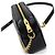 Prada Mini bolso bandolera Diagram de piel negra con logotipo Negro - vista 9