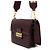 Etro Borsa a tracolla e crossbody in pelle bordeaux con tracolla ricamata - vista 3