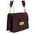 Etro Borsa a tracolla e crossbody in pelle bordeaux con tracolla ricamata - vista 4