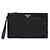 Prada Clutch in Re-Nylon con logo triangolare Nero