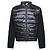 Moncler Cardigan matelassé en laine avec fermeture éclair
