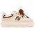 Fendi Zapatillas platform bajas de piel con charms