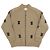 Burberry Star Monogram Motif Wool Unisex Kids Junior Cardigan Orange