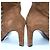 Botas de ante Saint Laurent Castaño - vista 3