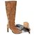 Botas de ante Saint Laurent Castaño - vista 4