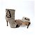 Giuseppe Zanotti Scarpe con tacco in camoscio open toe Marrone - vista 4