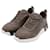 Hermès Sneakers Bouncing in pelle e camoscio Marrone  - vista 3