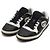 Gucci Herren-Sneaker aus schwarzem Leder mit Interlocking-Design - Ansicht 3