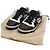 Gucci Herren-Sneaker aus schwarzem Leder mit Interlocking-Design - Ansicht 8