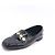 Chanel Mocassini Penny Coin in vernice nera da donna Nero - vista 2