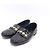 Chanel Mocassini Penny Coin in vernice nera da donna Nero - vista 3