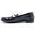 Chanel Mocassini Penny Coin in vernice nera da donna Nero - vista 4