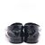 Chanel Mocassini Penny Coin in vernice nera da donna Nero - vista 5