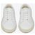 Sneakers Saint Laurent Brass Argentate Metallo Argento - vista 3