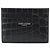 Saint Laurent Crocodile Card Case Black Leather