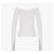 Jacquemus Haut en maille festonné pour femme Le Haute Logo Charm - vue 4